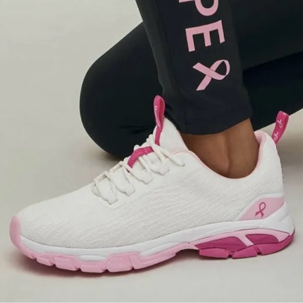 Avon Pink and White Breast Cancer Crusade Sneakers - Sz 9